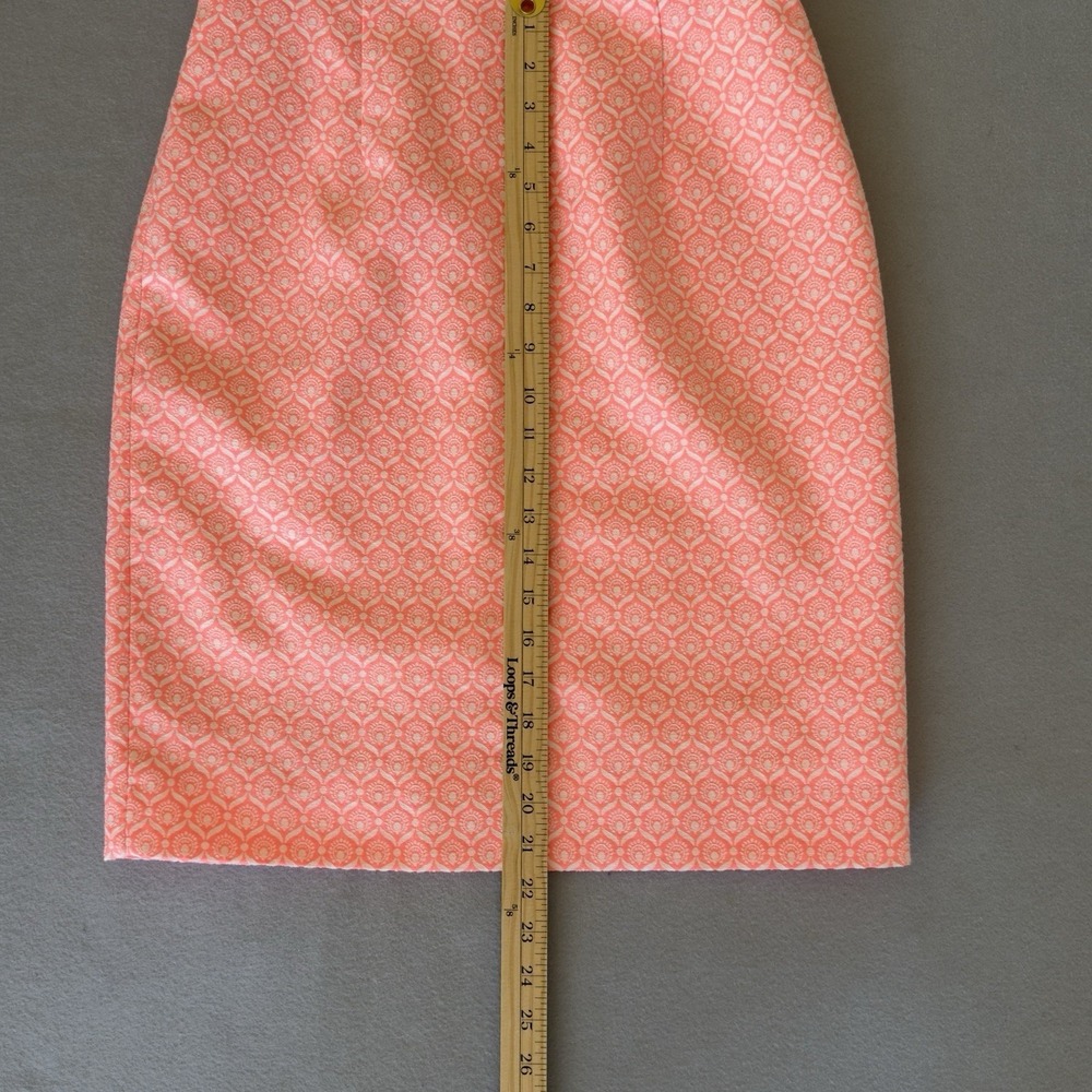 Antonio Melani Coral Geometric Jacquard Sleeveless Sheath Dress Size 6 - Picture 13 of 13